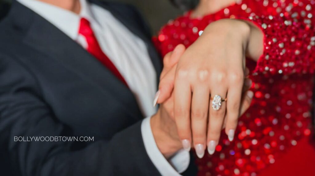 Mohsin Khan and Tamanna celebrate their engagement in an intimate ceremony.
