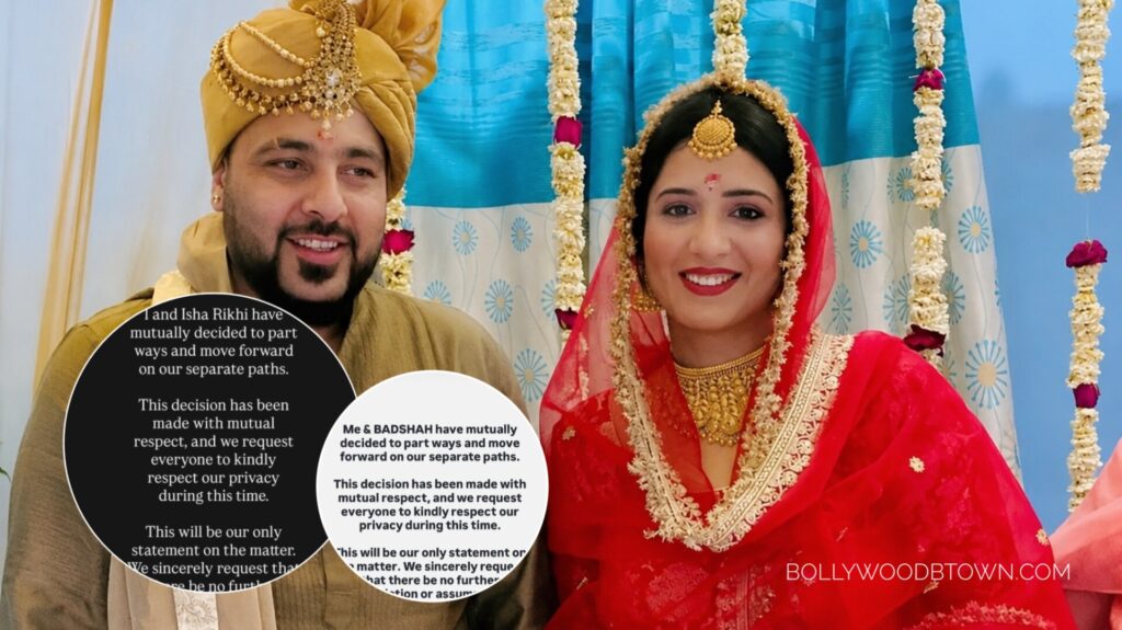 Badshah and Isha Rikhi Announce Separation Five Months After Marriage 55403