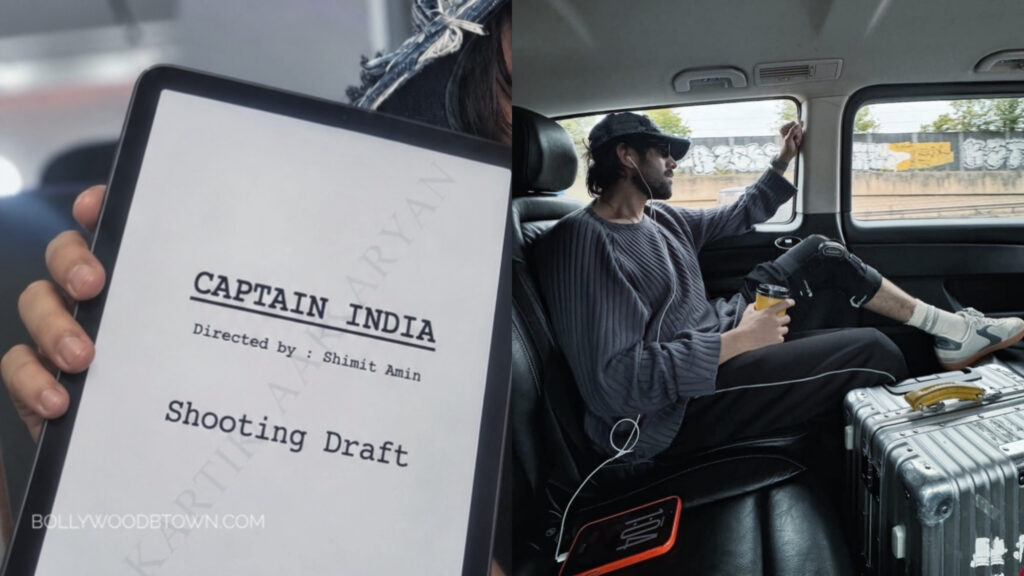 Kartik Aaryan Begins Captain India Shoot in London, Shares a Glimpse of the Script 56747