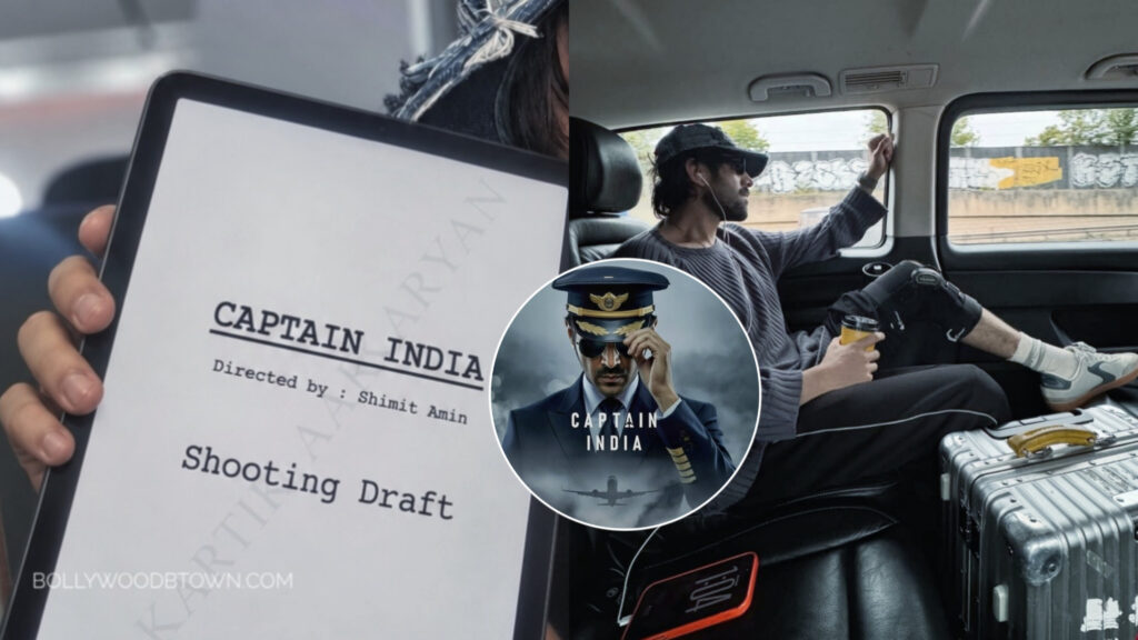 Kartik Aaryan Begins Captain India Shoot in London, Shares a Glimpse of the Script inshot 20260905 171131937